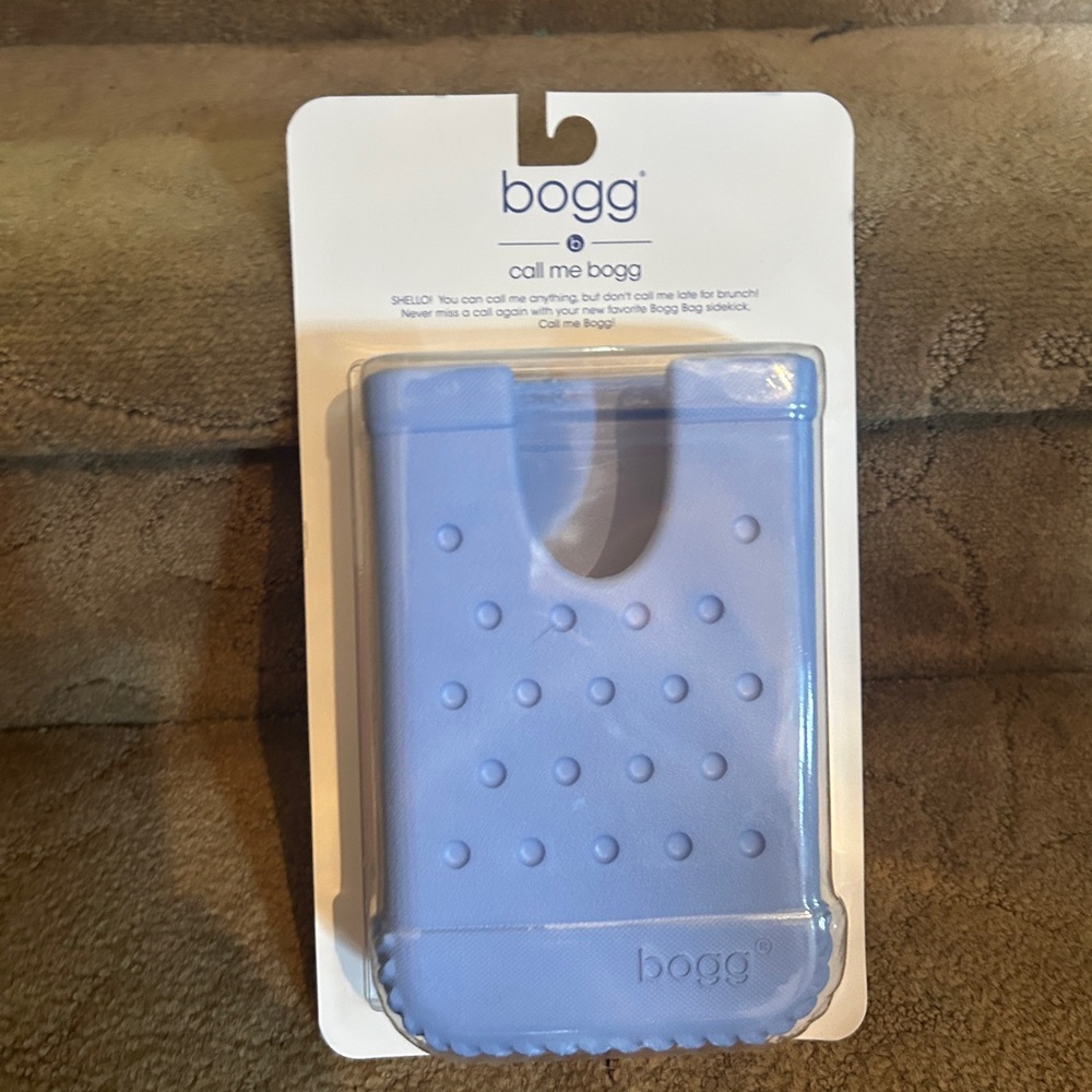 NWT CAROLINA BLUE CALL ME BOGG BAG CELL PHONE HOLDER